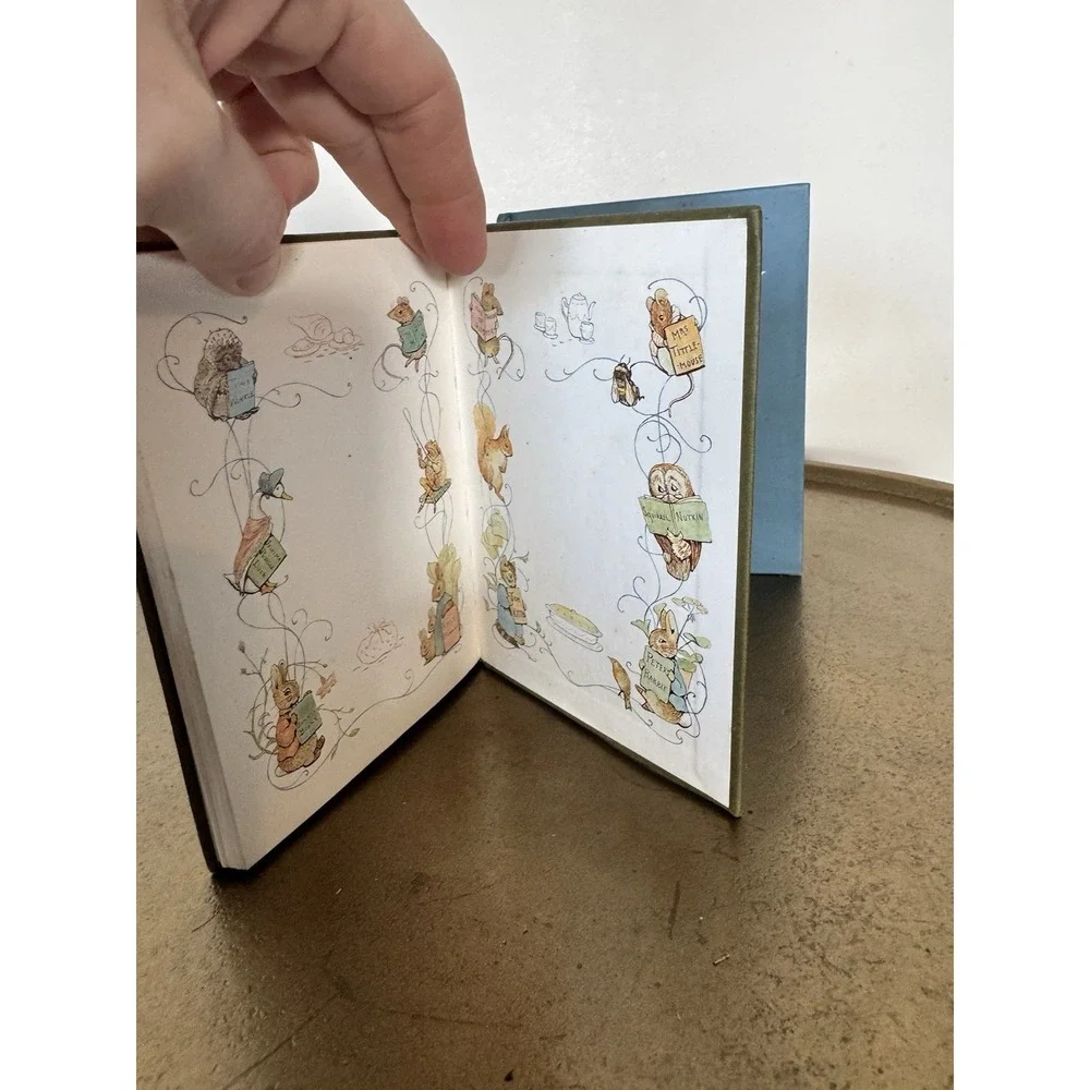 Lot Of 2 Small Matrix Potter Story Nooks Peter Rabbit Benjamin Bunny Bad Nice